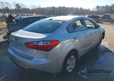 2014 Kia Forte Lx из США, поврежденный, VIN KNAFK4A68E5095252